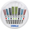 Singer Chenille Color Eye Needles 24/Pkg-Sizes 20, 22, 24 And 26 01789