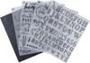 Plaid Engraving Pattern Sheets 5/Pkg-Lifestyle 17551