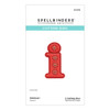 2 Pack Spellbinders Etched Dies-I Stitched Alphabet S1074