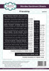 3 Pack Creative Expressions Wordies Sentiment Sheets 6"X8" 4/Pkg-Friendship CEW005