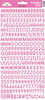 Doodlebug Alphabet Soup Puffy Stickers 6"X13"-Bubblegum - DASS-7391 Doodlebug Alphabet Soup Puffy Stickers 6"X13"-Bubblegum - DASS-7391