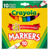 Crayola Broad Line Markers-Classic Colors 10/Pkg - 58-7722 - 071662077228