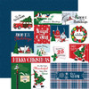 25 Pack White Christmas Double-Sided Cardstock 12"X12"-Multi Journaling Cards CBWC156-8 - 793888092761