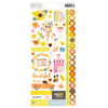 3 Pack Paige Evans Garden Shoppe Stickers 6"X12" Sheet 98/Pkg-Accents & Phrases W/Copper Foil Accents PE013784