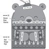 Dimensions Felt Applique Kit 2.75"X4" 3/Pkg-Christmas Hugs Gift Card Holder 72-08291