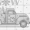 Dimensions Learn-A-Craft Counted Cross Stitch Kit 6" Round-Holiday Family Truck (14 Count) -72-09005