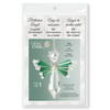 2 Pack Solid Oak Birthstone Angel Crystal Suncatcher Ornament Kit-May/Emerald -BSA-005 - 845227053107