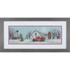 Dimensions Counted Cross Stitch Kit 18"X6"-Winter Farm (14 Count) - 70-08998