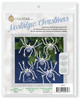 Solid Oak Nostalgic Christmas Beaded Crystal Ornament Kit-Silvery Christmas Spiders Makes 5 NCHBOK-033 - 845227052797