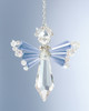Solid Oak Birthstone Angel Crystal Suncatcher Ornament Kit-March/Aquamarine - BSA-003 Solid Oak Birthstone Angel Crystal Suncatcher Ornament Kit-March/Aquamarine - BSA-003
