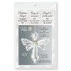Solid Oak Birthstone Angel Crystal Suncatcher Ornament Kit-April/Diamond -BSA-004 - 845227053091