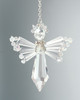 Solid Oak Birthstone Angel Crystal Suncatcher Ornament Kit-April/Diamond - BSA-004