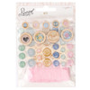 Maggie Holmes Parasol Embellishment Mix 72/Pkg-Buttons, Dots, Ribbon & Twine - MH013909 - 718813117258 Maggie Holmes Parasol Embellishment Mix 72/Pkg-Buttons, Dots, Ribbon & Twine - MH013909 - 718813117258