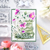 Pinkfresh Studio Die-Floral Backdrop Cover Plate PF161022