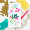 Pinkfresh Studio Hot Foil Plate-Folk Floral Stem - PF160722