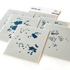 Pinkfresh Studio Stencils 4.25"X5.25" 6/Pkg-Fancy Rose Bunch Layering PF160322 - 736952875655