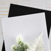 Spellbinders Glitter Foam Sheets 8.5"X11" 10/Pkg-Black & White - SCS172
