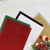 Spellbinders Glitter Foam Sheets 8.5"X11" 10/Pkg-Black & White - SCS172