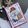 Woodware Clear Stamp 4"X6"-Singles Santa Gnome FRS937