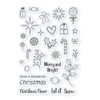 Tonic Studios Clear Stamps-Christmas Confetti Sentiments 4920E