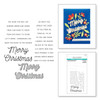 Spellbinders Stamp & Die Set-Many Merry Christmas Sentiments SDS175