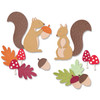 Sizzix Thinlits Dies By Jennifer Ogborn 8/Pkg-Harvest Squirrels 665952 - 630454280651