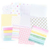 2 Pack PinkFresh Studio Double-Sided Paper Pack 6"X6" 24/Pkg-Delightful PFDE8922