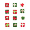 6 Pack Buttons Galore Christmas Themed Buttons-Santa's Gifts 12/Pkg -CBTP-4838