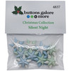 6 Pack Buttons Galore Christmas Themed Buttons-Silent Night 9/Pkg -CBTP-4837 - 840934076562