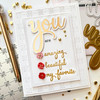 2 Pack - Pinkfresh Studio Hot Foil Plate-Sentiment Suite: You - PF163022 2 Pack - Pinkfresh Studio Hot Foil Plate-Sentiment Suite: You - PF163022