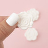 3 Pack Sweetshop Icing Decoration-White Roses, 8 Pieces 34016340