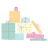 Sizzix Layered Clear Stamps By Olivia Rose-Gift Wrap 664935 - 630454266365