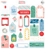 PinkFresh Tag Ephemera Cardstock Die-Cuts-Happy Holidays - PFHP1822 - 736952876812