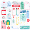 PinkFresh Tag Ephemera Cardstock Die-Cuts-Happy Holidays PFHP1822