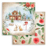 Stamperia Double-Sided Paper Pad 6"X6" 10/Pkg-Home For The Holidays SBBXS23