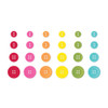 Color Vibe Buttons 24/Pkg-Brights - CV19012 Color Vibe Buttons 24/Pkg-Brights - CV19012