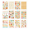 Simple Stories Sticker Book 12/Sheets-Harvest Market, 871/Pkg HRV18719