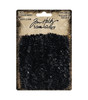 2 Pack Idea-Ology Black Tinsel Trimmings 4yd-Halloween TH94253 - 040861942538