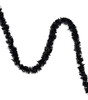 2 Pack Idea-Ology Black Tinsel Trimmings 4yd-Halloween TH94253