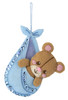 Bucilla Felt Ornaments Applique Kit Set Of 6-Baby's First Christmas 89567E - 046109895673