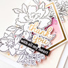 Pinkfresh Studio Hot Foil Plate-Sentiment Suite: Thank You PF169422