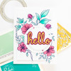 Pinkfresh Studio Hot Foil Plate-Phrase Builder: Hello Hot Foil - PF169522
