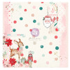 10 Pack Candy Cane Lane Double-Sided Cardstock 12"X12"-Red Peppermint, W/Foil Details CAND12-98769