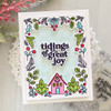 Pinkfresh Studio Stencils 4.25"X5.25" 4/Pkg-Tidings Of Great Joy Layering PF174122