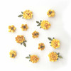 49 And Market Florets Paper Flowers-Amber -49FMF-38985
