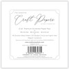 2 Pack Craft Consortium Double-Sided Paper Pad 6"X6" 40/Pkg-Ink Drops Monochrome, 20 Designs CPAD021B