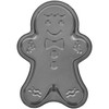 3 Pack Wilton Non-Stick Shaped Cooki Pan 11"X8"-Gingerbread Man -W1010556