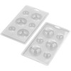 3 Pack Wilton Hot Cocoa Bomb Plastic Candy Mold-6 Cavity W1010571