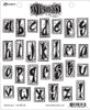 Dyan Reaveley's Dylusions Cling Stamp Collection-Alphablock DYR81661 - 789541081661