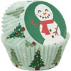 Wilton Standard Baking Cups 75/Pkg-Happy Snowman W1010575